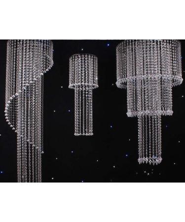 VOVOV 10 Pack Clear Crystal Garland Chandelier Octagon Beads Chain - 1000CM/30.5FT - Buy Online on GoSupps.com