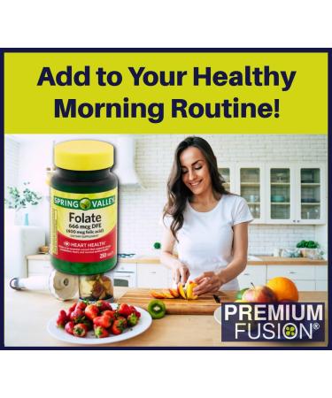 Folate 666 mcg DFE (Vitamin B9) + 400 mcg Folic Acid Tablets - 250 Day Supply + Bonus Vitamin Pouch & Supplement Guide - Buy Online on GoSupps.com