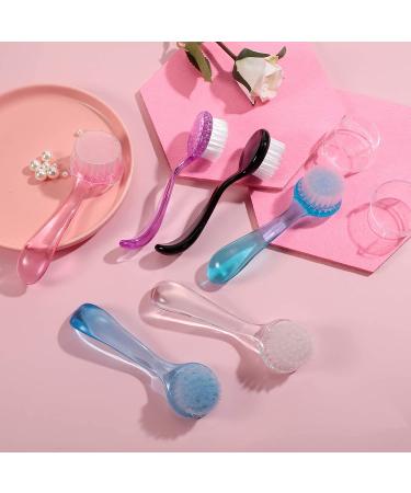 6-Piece Facial Cleansing Brush Set with Soft Bristles - Exfoliating Face Brush for Makeup and Skincare Removal - Buy Online on GoSupps.com