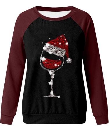 Women's Christmas Snowman Penguin Print Sweatshirt - Red M - Buy Online on GoSupps.com