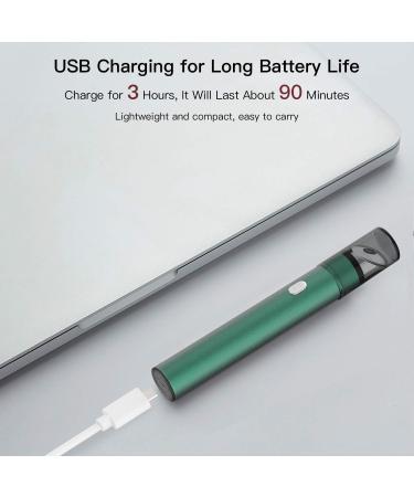 PELCAS Eye Massager Wand - Four Modes USB Rechargeable, Green | Facial Skin Care Device - Buy Online on GoSupps.com