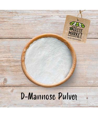  TASTE Guter Geschmack 500g D-Mannose Powder | 100% Natural Mannose Powder without Additives | Vegan - Buy Online on GoSupps.com
