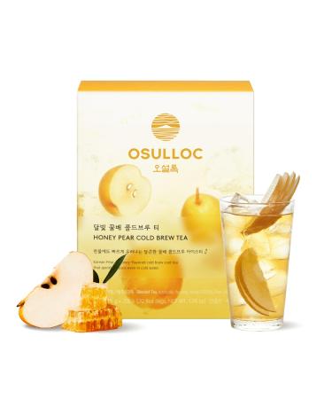 OSULLOC Honey Pear Cold Brew Tea Korean Pear & Honey flavored iced tea (20ea 1.76oz)