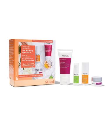 Murad The Recovery Specialists - 4-Piece Set (Worth 83) - AHA/BHA Exfoliating Cleanser 60ml Rapid Dark Spot Correcting Serum 10ml Retinol Eye Serum 5ml Hydro-Dynamic Moisturiser 7.5ml