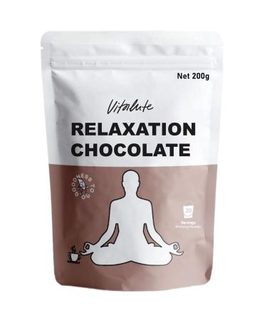 Relaxation chocolate - cocoa with valerian Ashwagandha and Gaba - drinking chocolate without sugar - relaxation gift for women and men - hot chocolate - birthday present - Buy Online on GoSupps.com