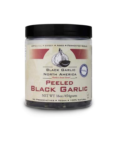 Peeled Black Garlic (1 lb) - Kosher Certified | Premium Quality - Buy Online on GoSupps.com
