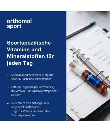 Orthomol Sport - Micronutrients for Peak Athletic Performance | Magnesium Vitamin D & B12 - Daily Drinking Ampoules/Tablets/Capsules - Buy Online on GoSupps.com