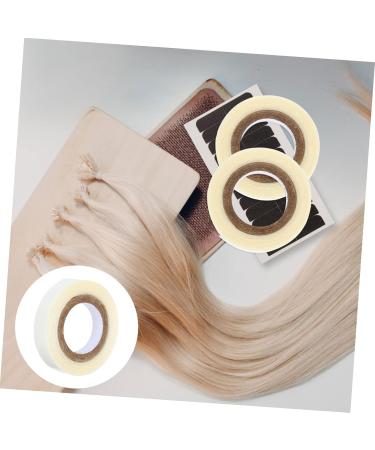 Angoily 2 Rolls Wig Film Women Wig Tape Clear Duct Tape Hair Extension Wig Tape Lace Tape for Wigs Hat Wigs for Women Lacefront Wigs Lace Wigs Ladies Wigs White Miss Front Lace Glue Paper - Buy Online on GoSupps.com