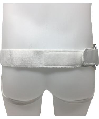 Shop Champion Hernia Belt - Adjustable Elastic Support for Single & Double Bilateral Herniation - Medium Size - Buy Online on GoSupps.com