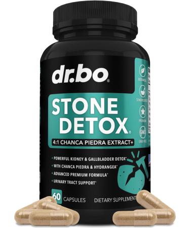 Stone Breaker Chanca Piedra Capsules - Stone Detox for Kidney Cleanse Detox Gallbladder Formula with Hydrangea Root - Natural Gallstones Kidney Stones Dissolver Gallbladder Flush Pills - 60 Capsules
