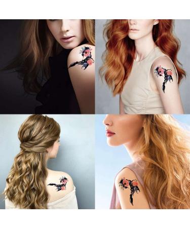 Dopetattoo Temporary Scorpion Tattoo - 6 Sheets, Fake Tattoos for Neck and Arm - Men and Women - Buy Online on GoSupps.com