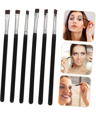 MAGICLULU 6pcs Flat Eyebrow Brush Eye Lash Brush Flat Brush Makeup Define Cosmetics Brush Eye Liner Brush Eye Tool Brush Eyeliner Brush Eyebrow Makeup Brush Eyeliner Tool Cosmetics Tool - Buy Online on GoSupps.com