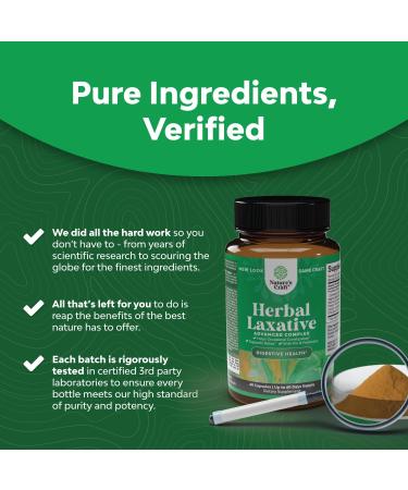 Herbal Laxative Capsules with Probiotics for Natural Colon Detox & Digestive Support - Triple Herb Cleanse Pills - Buy Online on GoSupps.com