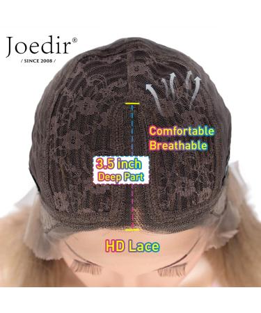JOEDIR 30.5 cm Bob Wig for Black Women - Kinky Straight T-Part HD Transparent Pre-Plucked with Baby Hair (RT6/23C) - Buy Online on GoSupps.com