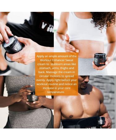Viral Body Workout Enhancer Sweat Cream 5oz Jar | Thermogenic Heat Gel for Faster Sweat | Maximize Workout & Improve Cardio - Buy Online on GoSupps.com