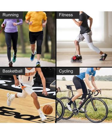 3 Pack Men's Compression Basketball 3/4 Leggings - White Small - Buy Online on GoSupps.com