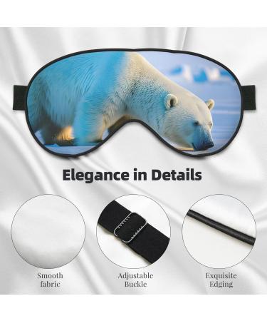 Polar Bear Soft Sleep Eye Mask | Breathable Travel Eye Patch for Women | Relaxation & Comfort - Buy Online on GoSupps.com