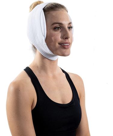 Face Wrap & Ear Surgery Pillow | Chin Compression Garment for Facial Surgery - Face Lift Kit | Otoplasty & TMJ Recovery (S18) - Buy Online on GoSupps.com