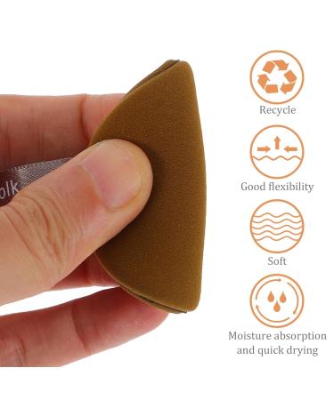 FRCOLOR 6pcs Puff Foundation Blending Sponge Set | Dark Green Makeup Egg & Powder Puff for Flawless Face & Body Application - Hydrophilic Polyurethane | International Shipping Available - Buy Online on GoSupps.com