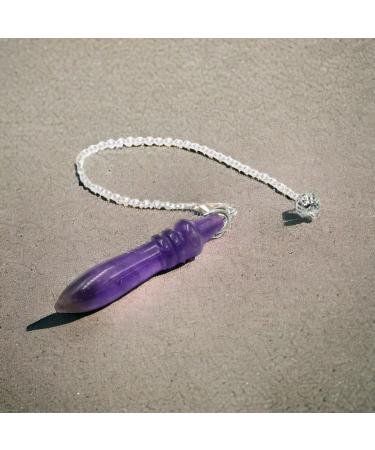 Buy Pandiui23 Amethyst Pendulum | Thot Egyptian Fortune | Esoteric Magnetizer & Wishing Rod for Clairvoyance - Buy Online on GoSupps.com