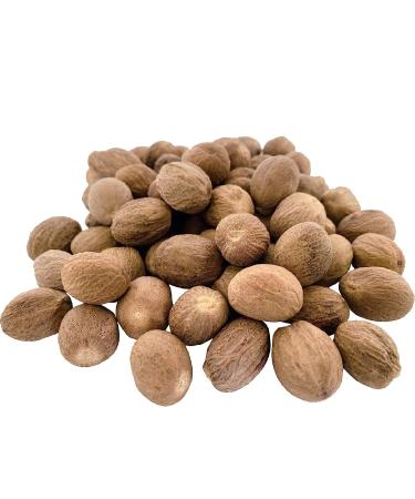 WeDesi Nutmeg Whole 3.5oz (100gm) - Natural Indian Myristica fragrans Spice - Gluten-Friendly & Vegan - Buy Online on GoSupps.com