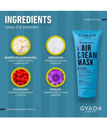  GYADA COSMETICS GYADA COSMETICS Nutrient and Restructuring Hair Mask 200 ml - Buy Online on GoSupps.com