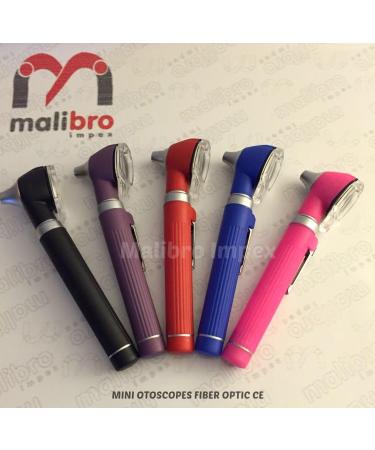 Malibro Mini Otoscope - Fiber Optic Medical Diagnosis & Examination Tool | CE Marked Black - Buy Online on GoSupps.com