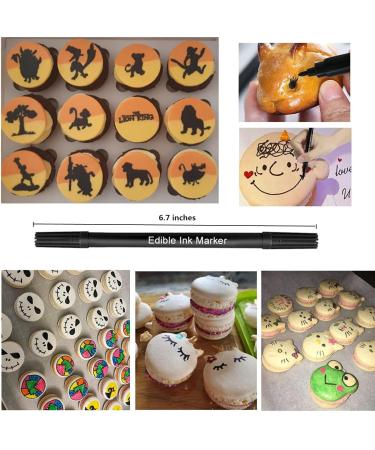 3pcs Black Edible Markers for Fondant Cakes - DIY Baking & Decorating - Buy Online on GoSupps.com
