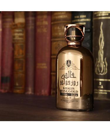 KHALIS Rose Gold Royal an Oriental Leather Perfume with Juniper Berries Leather Mint Tonka Beans Birch and Amber 3.4 Oz ROSE GOLD ROYAL 3.4 Fl Oz (Pack of 1) - Buy Online on GoSupps.com