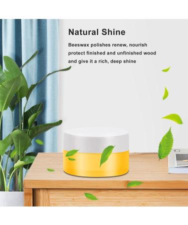 Beeswax Wood Furniture Polish - Wood Wax for Furniture Repair | Wood Polish for Floor Tables Chairs Cabinets Wood Furniture Cleaner and Polish Sreeka - Buy Online on GoSupps.com