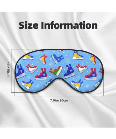 Shop Hockey Elements Creative Patterned Sleep Mask | Adjustable Breathable & Fashionable Eye Mask for Comfort - International Shipping Available - Buy Online on GoSupps.com