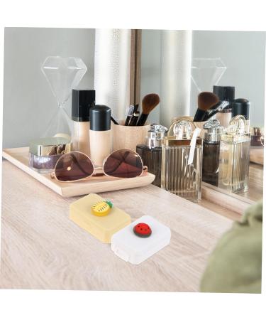 HOMSFOU 5 PCS Cute Travel Contact Lens Case with Tweezers - Perfect for International Shipping - Buy Online on GoSupps.com