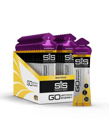 SIS Science in Sport GO Isotonic Gel Tropical 30 pack blackcurrant flavour