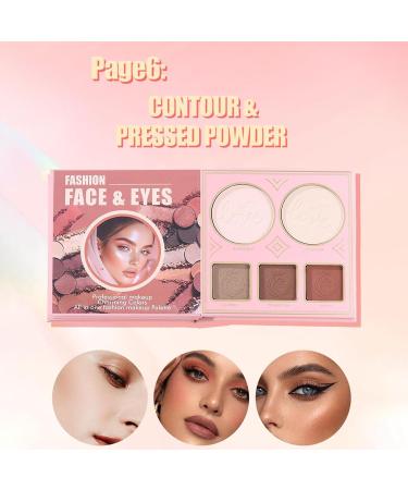 Makeup Eyeshadow Palette Shimmering Pigmented Eyeshadow Palette Rose Gold Bronze Cream | Face Makeup for Women Girls Valentine's Day Wedding Travel Party - Buy Online on GoSupps.com