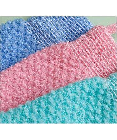 2 Pair Exfoliating Body Gloves | Unisex Bath Scrub Mitts for Shower Spa & Massage | Exfoliating Mitts for Body Face Hands & Feet - Buy Online on GoSupps.com