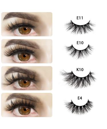 DOORES 3D Mink Lashes 4 Styles | Handmade Mixed-Mink False Eyelashes 16-20mm - Buy Online on GoSupps.com
