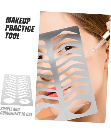 Beavorty Brow Mold Eyebrow Template Mold Eyebrow Makeup Stencil Eyebrow Draw Board Eyebrow Trimming - Buy Online on GoSupps.com