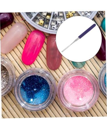 Beavorty palette stick Nail Art Stirring Tools nail art spatula makeup spatula Mixing Rod cosmetic mixing stick nail manicure tool nails gel Nail Art Tool Stainless steel nail polish - Buy Online on GoSupps.com