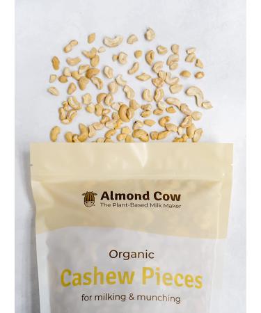 Organic Cashew Pieces for Plant-Based Milk Making - Almond Cow | 3lb Bulk, Vegan, USDA Organic, Non-GMO, Glyphosate Residue Free - Buy Online on GoSupps.com