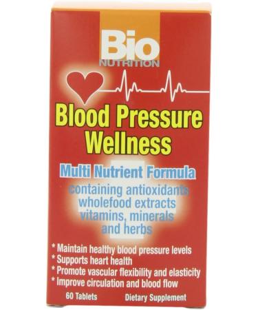 Bio Nutrition Blood Pressure Wellness Tabs - 60 Count - Buy Online on GoSupps.com