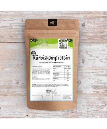 Buy 5 kg Organic Pumpkin Seed Protein Powder - 59% Vegan Protein 100% Natural No Additives | Taste Market - Buy Online on GoSupps.com