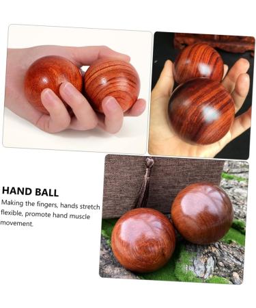 Fomiyes 4-Piece Solid Wood Massage Ball Set | Foot & Hand Roller | Muscle Stretch Balls for Fitness & Relaxation - Buy Online on GoSupps.com
