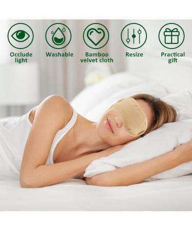 Organic Castor Oil Eye Mask Pack - 2 Reusable Wraps for Moisture Eyelash & Eyebrow Growth Dark Circles & Wrinkle Relief - Buy Online on GoSupps.com