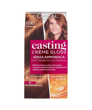 Hair Dye Casting Creme Gloss Without Ammonia N630 Caramel Green 1 Count (Pack of 1)