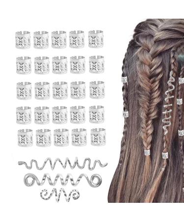 Celtic Hair Clips for Women - Celtic Alloy Hair Pins Retro Hair Clips Viking Jewelry Minimalist Hair Accessories for Women and Girls Pochy Silver