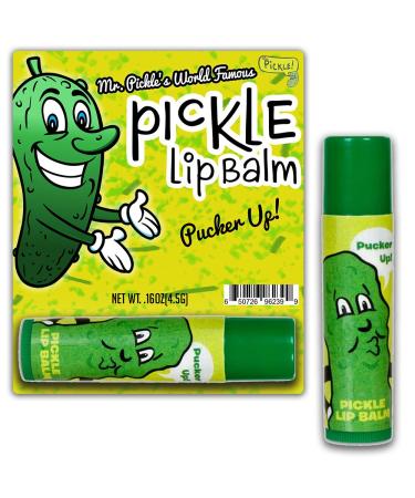 Dill Pickle Lip Balm   Pickle Gifts   Funny Gifts for Men   Flavored Lip Balm   Weird Stocking Stuffers   Funny Pickle Gifts   Dill Pickles   Unusual Gag Gifts   Unisex Gifts