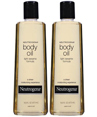 Body Oil Light Sesame Formula 16 oz 2 pk