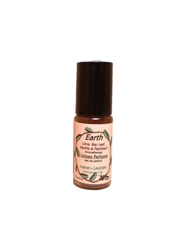 EARTH (Spicy Citrus Aroma) 5 ml roll on - Unisex Perfume - eau de parfum - Cologne - Organic Vegan All Natural Aromatherapy - 100% Pure Essential Oils (EARTH 5 ml roll on) EARTH 5 ml roll on