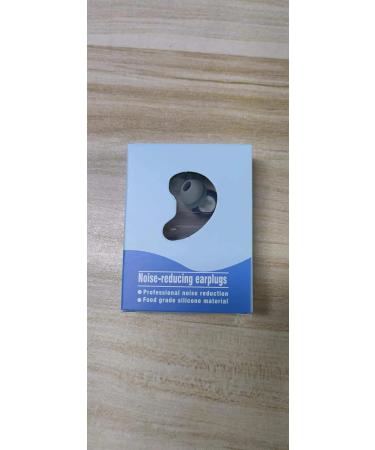 Yaumany Reusable Silicone Ear Plugs for Sleeping | 2 Pairs Hearing Protection | Snr 33db | Washable & Ideal for Snoring Swimming Aircraft - Black & Gray - Buy Online on GoSupps.com