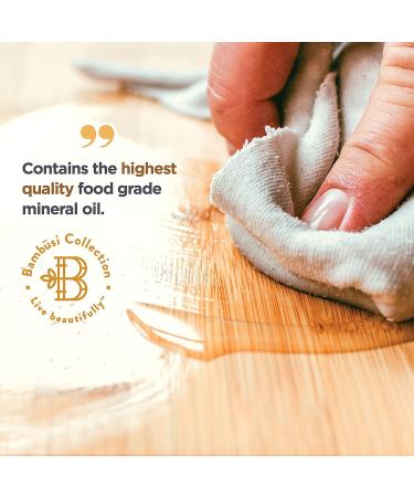 Food Grade Mineral Oil for Cutting Board Maintenance - 8 oz - Buy Online on GoSupps.com